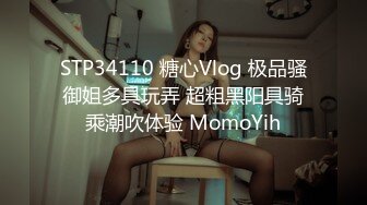 STP34110 糖心Vlog 极品骚御姐多具玩弄 超粗黑阳具骑乘潮吹体验 MomoYih