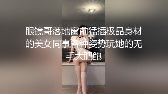 眼镜哥落地窗前猛插极品身材的美女同事各种姿势玩她的无毛大肥鲍