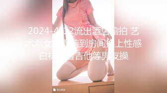 2024-4-12流出酒店偷拍 艺术系女孩提前到房间换上性感白袜弹着吉他等男友操