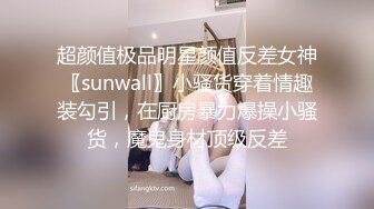 超颜值极品明星颜值反差女神〖sunwall〗小骚货穿着情趣装勾引，在厨房暴力爆操小骚货，魔鬼身材顶级反差