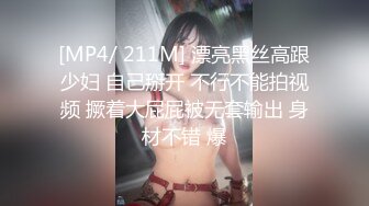 [MP4/ 211M] 漂亮黑丝高跟少妇 自己掰开 不行不能拍视频 撅着大屁屁被无套输出 身材不错 爆