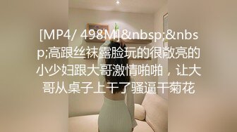 [MP4/ 498M]&nbsp;&nbsp;高跟丝袜露脸玩的很敞亮的小少妇跟大哥激情啪啪，让大哥从桌子上干了骚逼干菊花