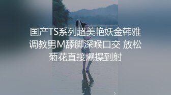 国产TS系列超美艳妖金韩雅调教男M舔脚深喉口交 放松菊花直接爆操到射