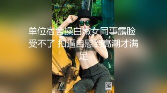 单位宿舍操白嫩女同事露脸 受不了 扣逼自慰到高潮才满足