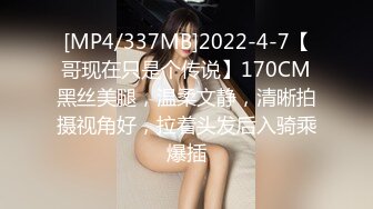 [MP4/337MB]2022-4-7【哥现在只是个传说】170CM黑丝美腿，温柔文静，清晰拍摄视角好，拉着头发后入骑乘爆插