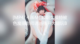 [MP4/ 436M] 兼职女模特被色魔摄影师诱惑张开大腿玩B