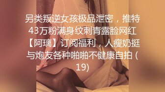 另类叛逆女孩极品泄密，推特43万粉满身纹刺青露脸网红【阿璃】订阅福利，人瘦奶挺与炮友各种啪啪不健康自拍 (19)