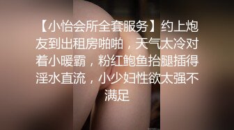 【小怡会所全套服务】约上炮友到出租房啪啪，天气太冷对着小暖霸，粉红鲍鱼抬腿插得淫水直流，小少妇性欲太强不满足