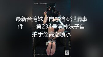 最新台湾妹子自慰档案泄漏事件❤️--第234号清純妹子自拍手淫高潮喷水