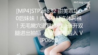 [MP4]STP29832 甜美乖巧00后妹妹！肉肉身材连体网袜！无毛嫩穴道具自慰，张开双腿进出抽插，翘起美臀后入 VIP0600