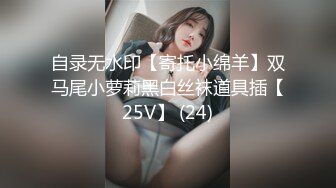 自录无水印【寄托小绵羊】双马尾小萝莉黑白丝袜道具插【25V】 (24)