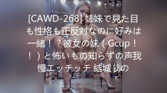 [CAWD-268] 姉妹で見た目も性格も正反対なのに好みは一緒！？彼女の妹（Gcup！！）と怖いもの知らずの声我慢エッチッチ 結城りの