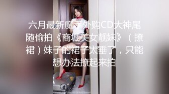 六月最新魔手外购CD大神尾随偷拍《商城美女靓妹》（撩裙）妹子的裙子太垂了，只能想办法撩起来拍