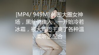 [MP4/ 949M] 外围大圈女神场，黑丝俏佳人，一开始冷若冰霜，被大鸡巴干爽了各种温柔听话配合