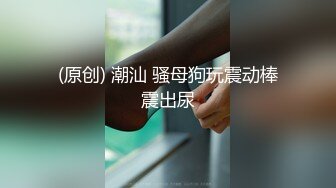 (原创) 潮汕 骚母狗玩震动棒震出尿